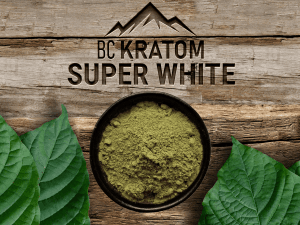 Super White kratom powder - BC Kratom Canada