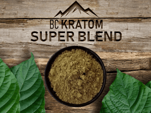 Super Blend kratom powder - BC Kratom Canada