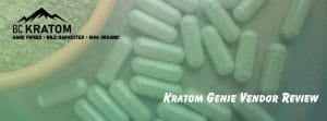 banner of kratom genie vendor review