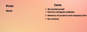 image of pros and cons