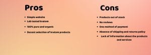 image of pros and cons