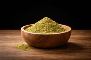 Kratom leaves from Sumatra Indonesia — Mitragyna speciosa harvest